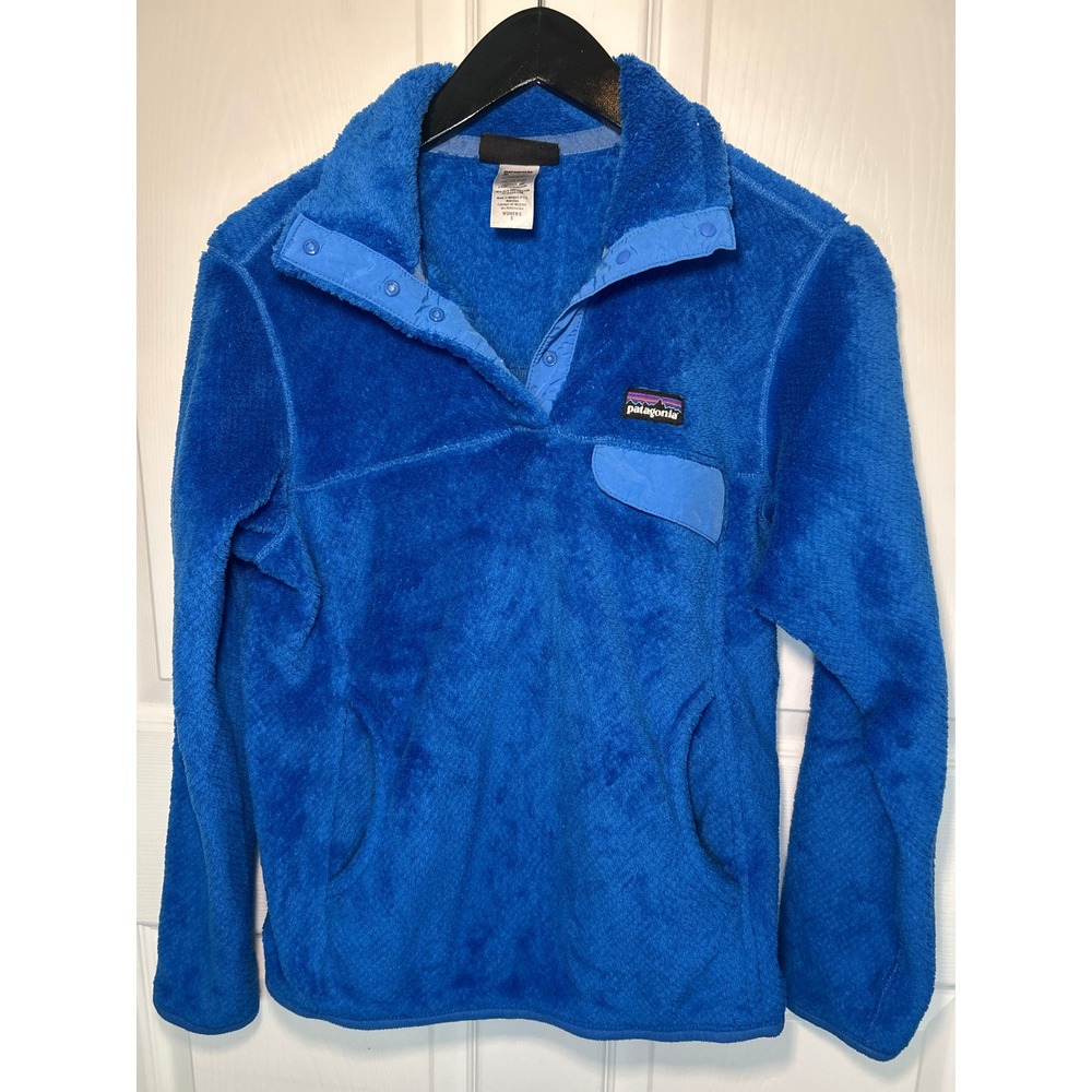 Patagonia Synchilla Snap-T Fleece Pullover‎ Women's S Polartec Thermal Pro Blue